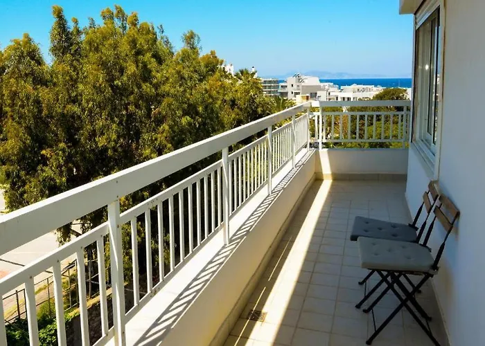 4. Sea View Luxury For 4 In Rhodes Centre! شقة *